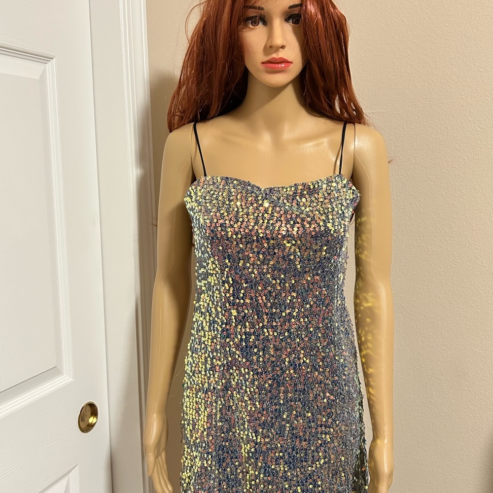 Urban Outfitters Sequin Mini Dress - Multicolor